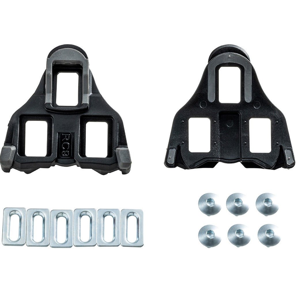 Wellgo RC-9D Cleat For Road Pedal (Shimano SPD-SL) (0 Deg Float) - Black - image 1